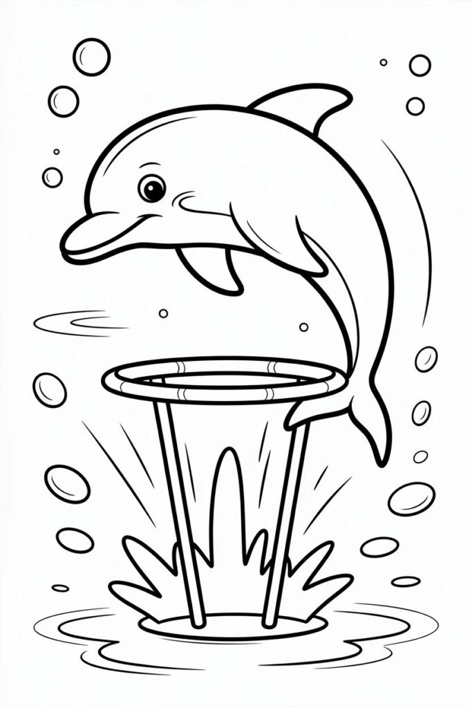 Dolphin Jump Through Hoop