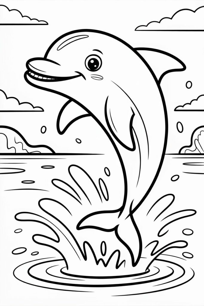 Splashing Dolphin Fun